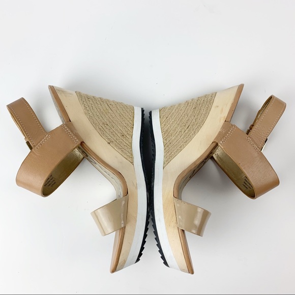 Sam Edelman ‘Korinne’ Nude Platform Wedge Sandal - Picture 7 of 8